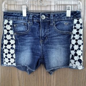 5 Pocket Blue Wash Shorts